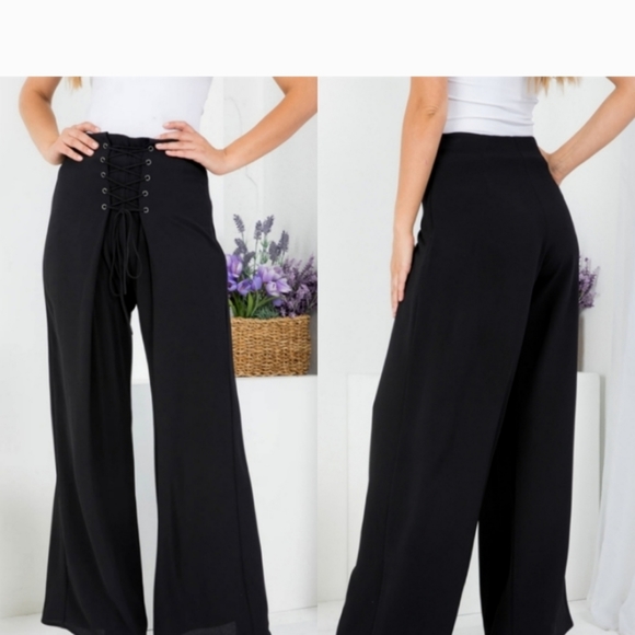H.P.  WIDE LEG PANTS - Picture 2 of 3